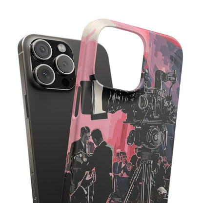 Retro Cinematic Spotlight iPhone 16 - Slim Phone Case