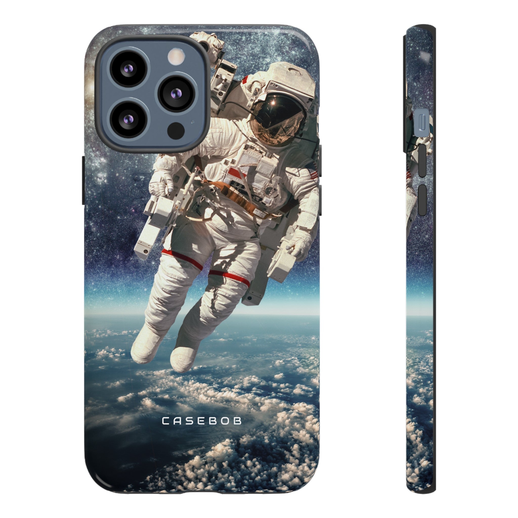 Astronaut in outer space - Protective Phone Case