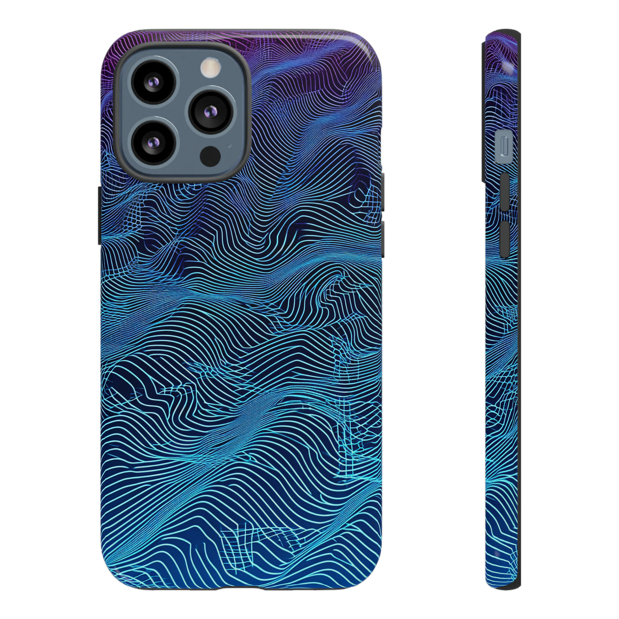 AI Interface: Tech Gradient - Protective Phone Case