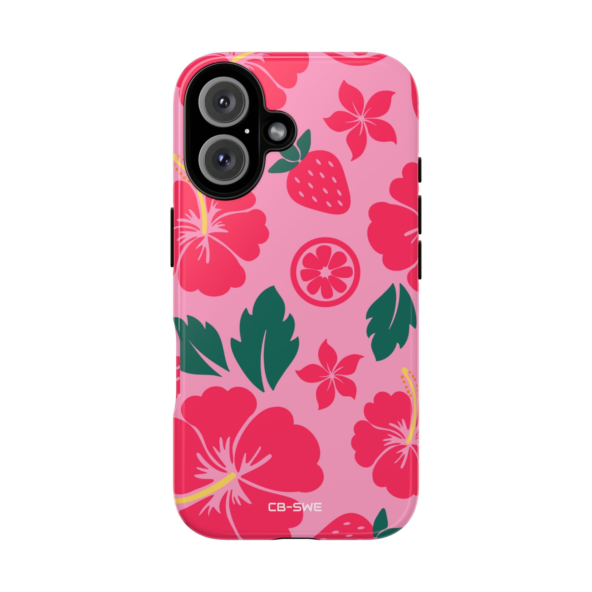 Tropical Hibiscus Harmony - iPhone Case