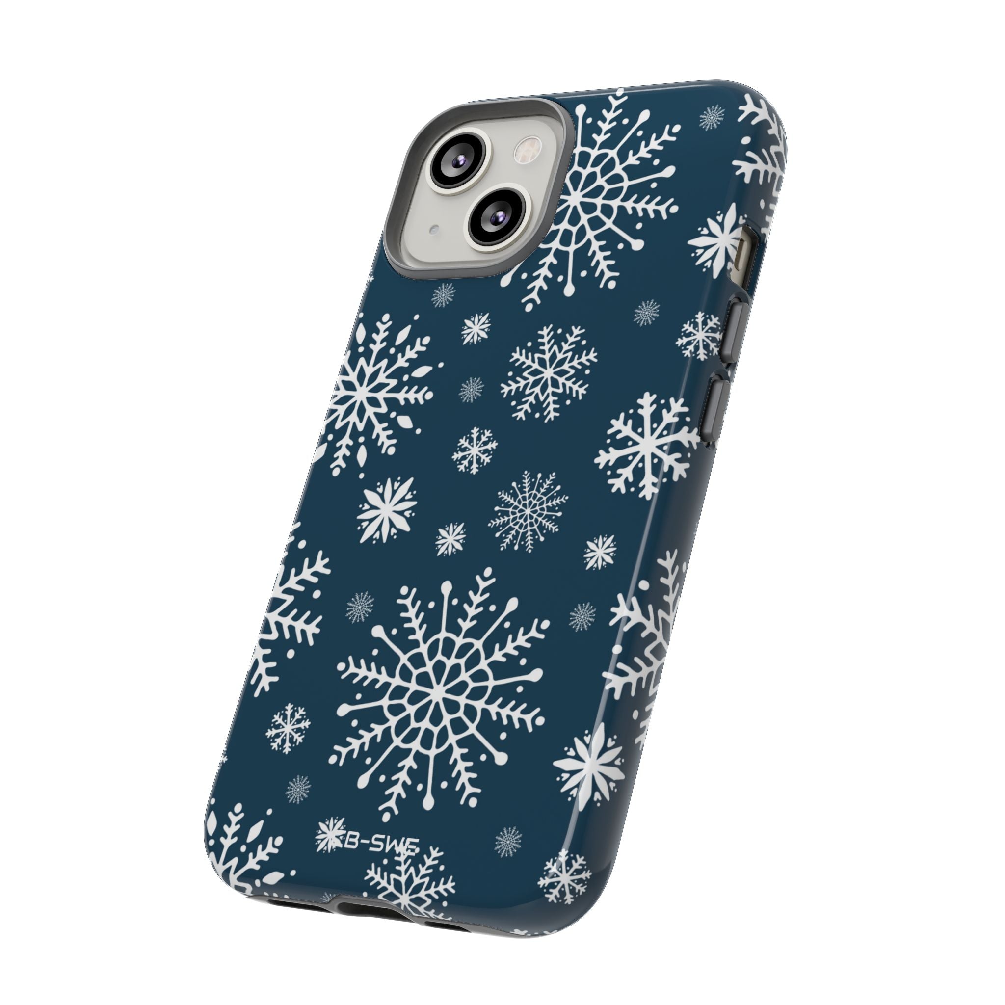 Snowflakes Dance Gracefully - iPhone Case