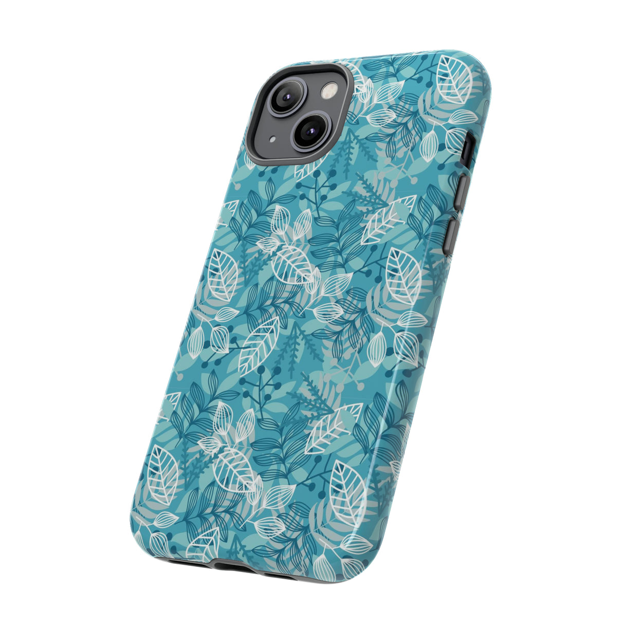 Spring Blue Leaf - Protective Phone Case