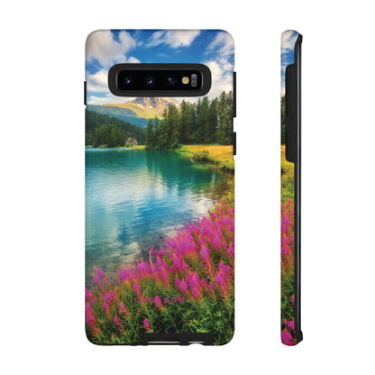 Azure Alpine Lake Phone Case - Protective Phone Case