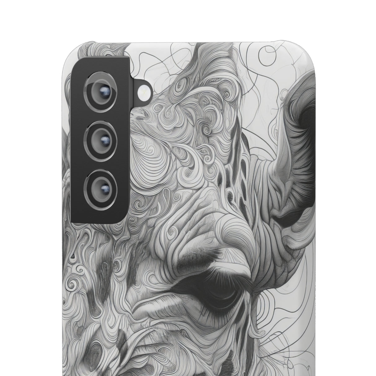 Monochrome Giraffe | Slim Phone Case for Samsung