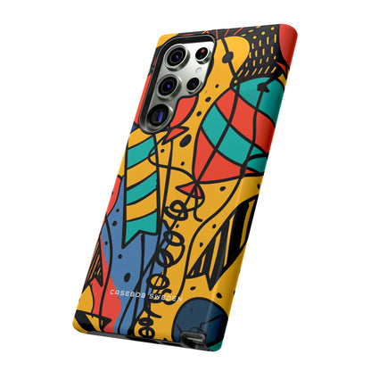 Playful Lines in Motion Samsung S23 - Tough Phone Case