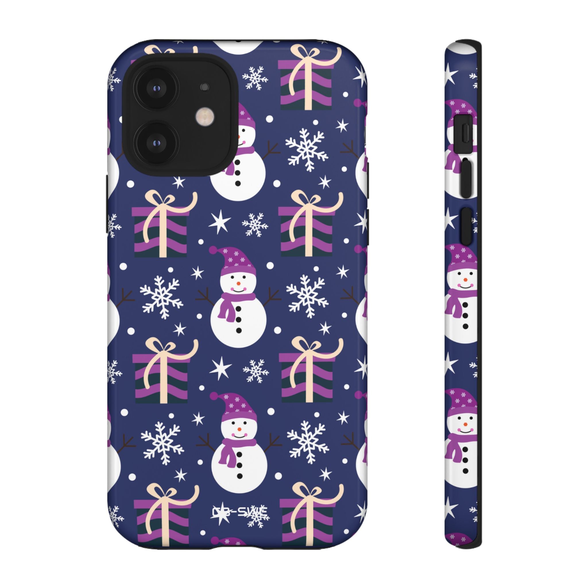 Snowmen Gift Giving - iPhone Case