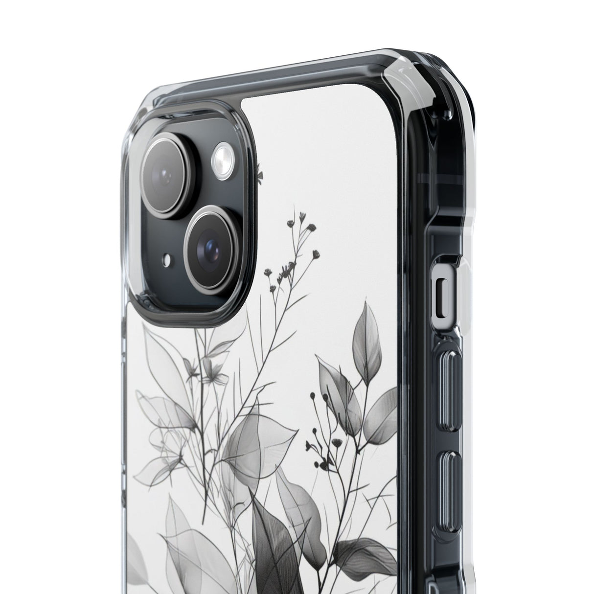 Botanical Serenity - Phone Case for iPhone (Clear Impact - Magnetic)