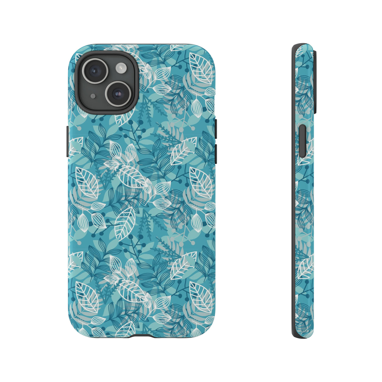 Spring Blue Leaf - Protective Phone Case