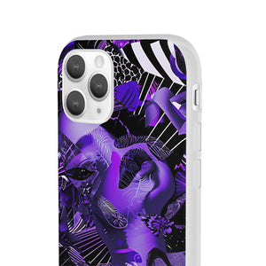 Ultraviolettes Design | Handyhülle für iPhone (flexible Hülle) 