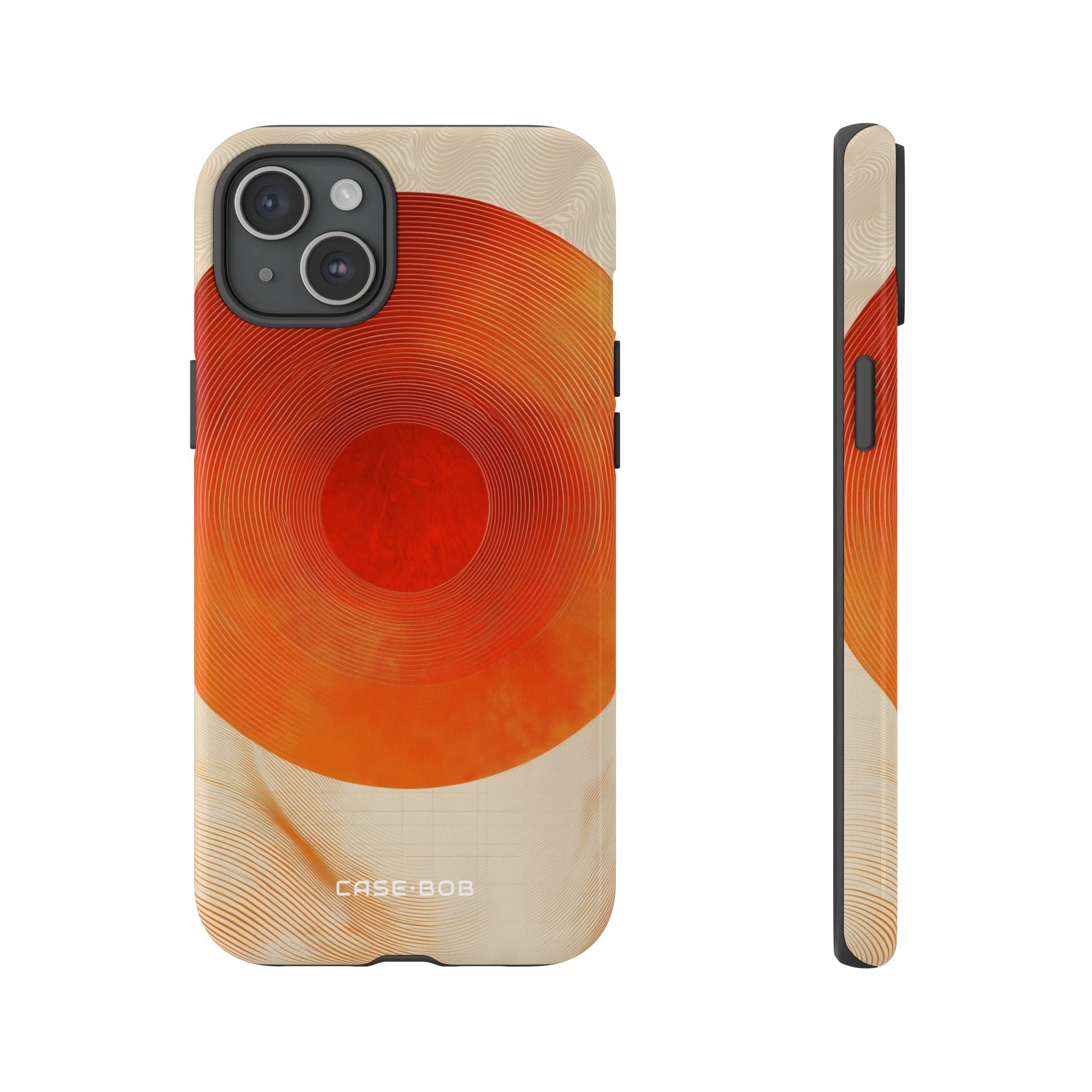 Sunburst Swirl iPhone 15 Plus Case - Tough