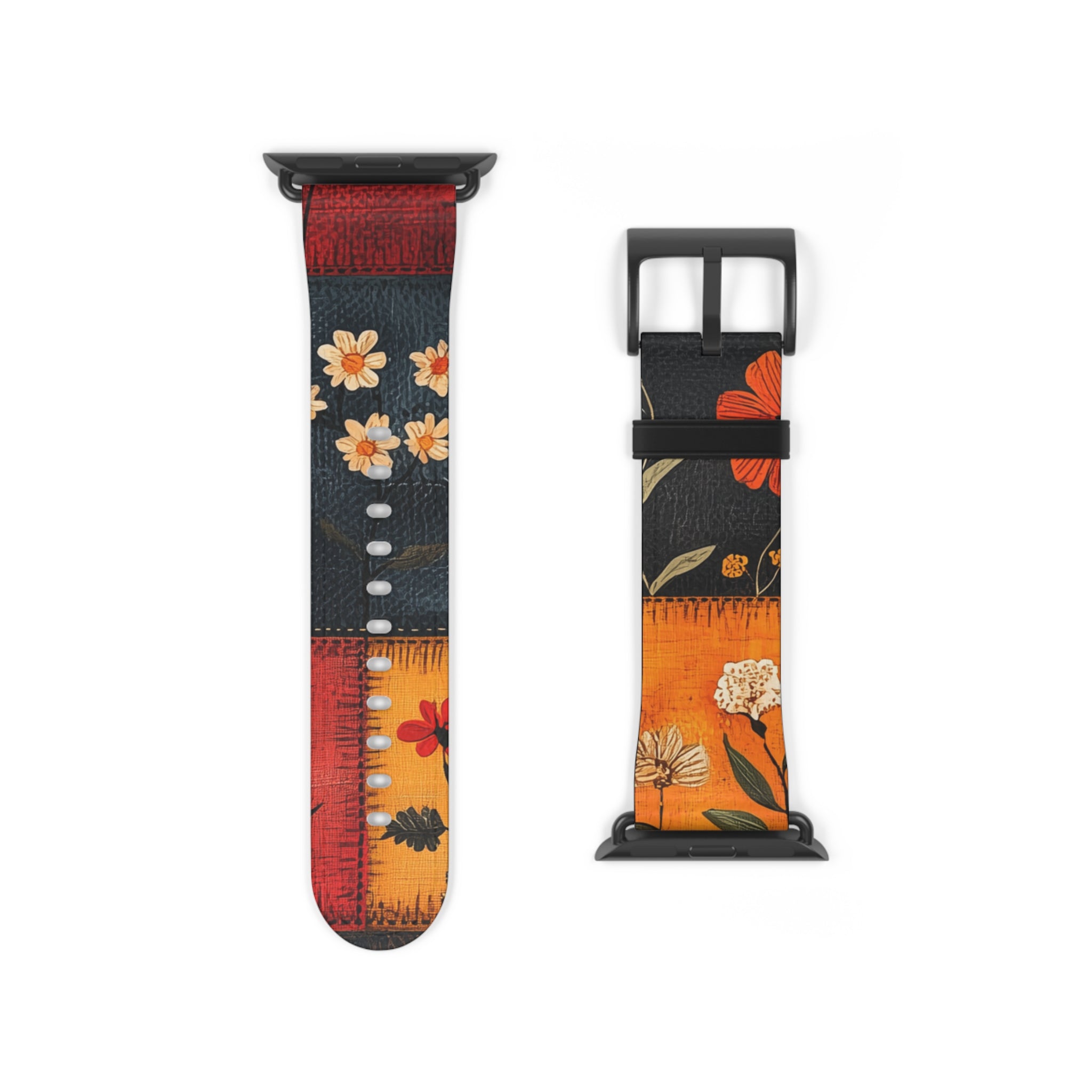 Patchwork Blooms - Watch Band