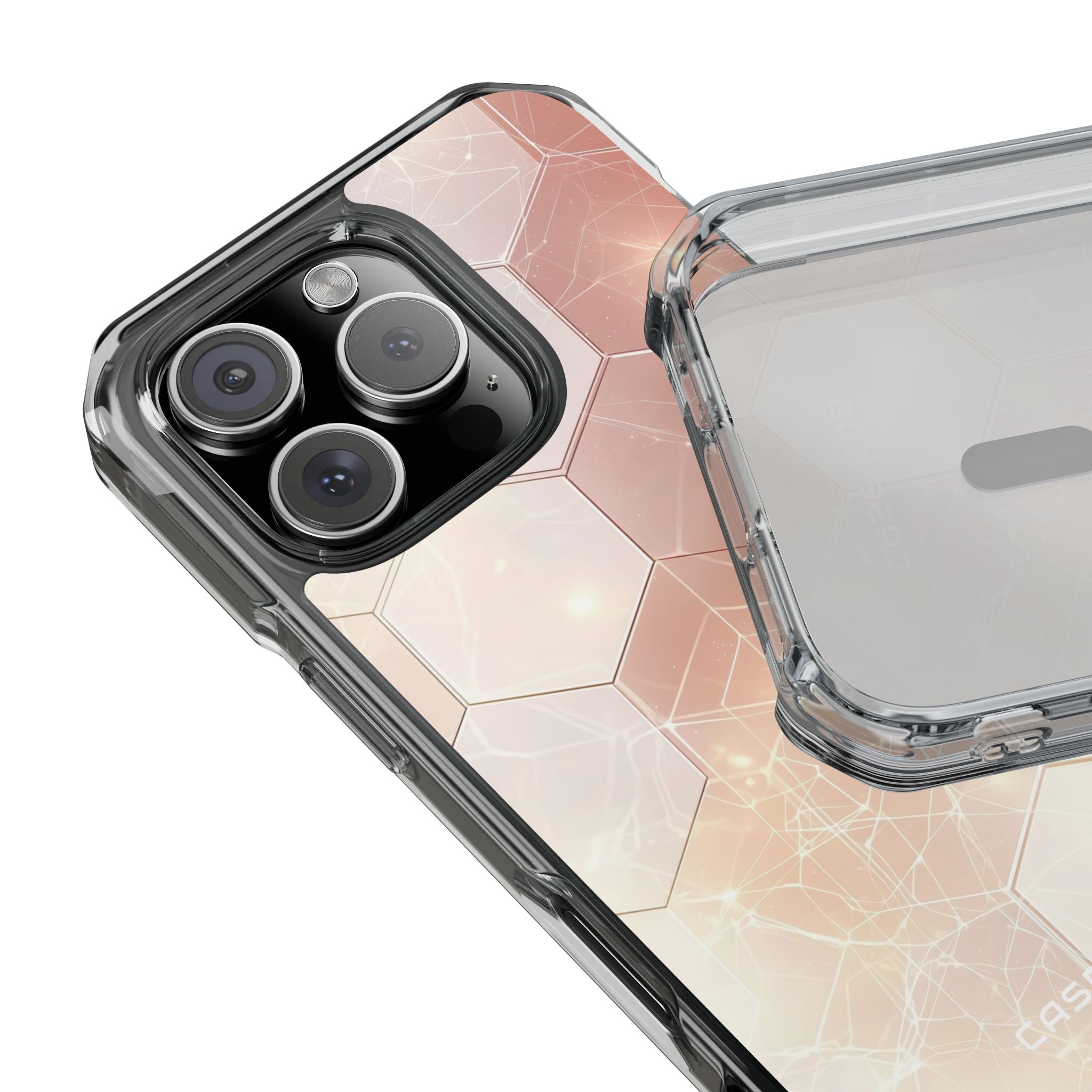 Honeycomb Glow iPhone 16 Pro Case - Impact
