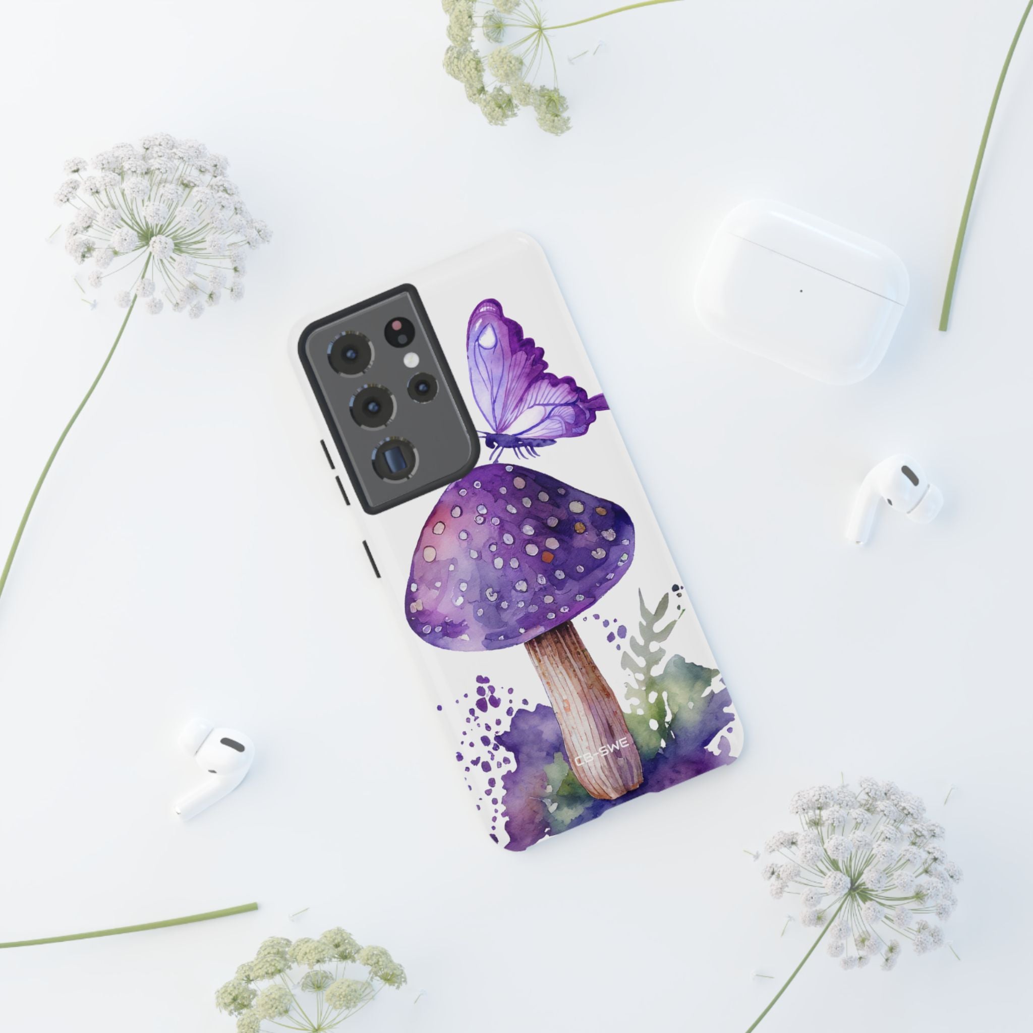 Whimsical Butterfly Perch - Samsung Case
