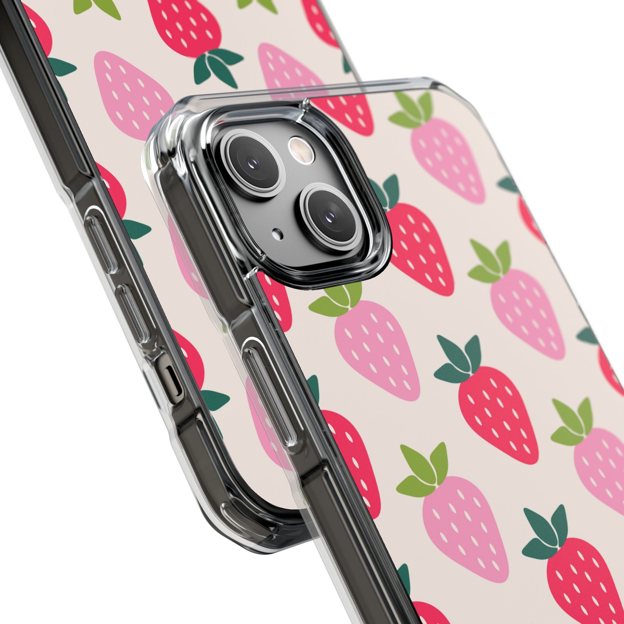 Vibrant Strawberry Rhythm iPhone Case - Impact