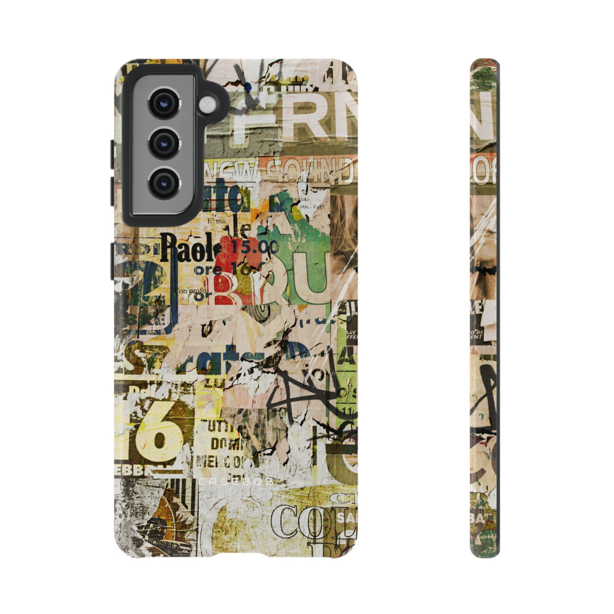 Grunge Vintage Poster - Protective Phone Case