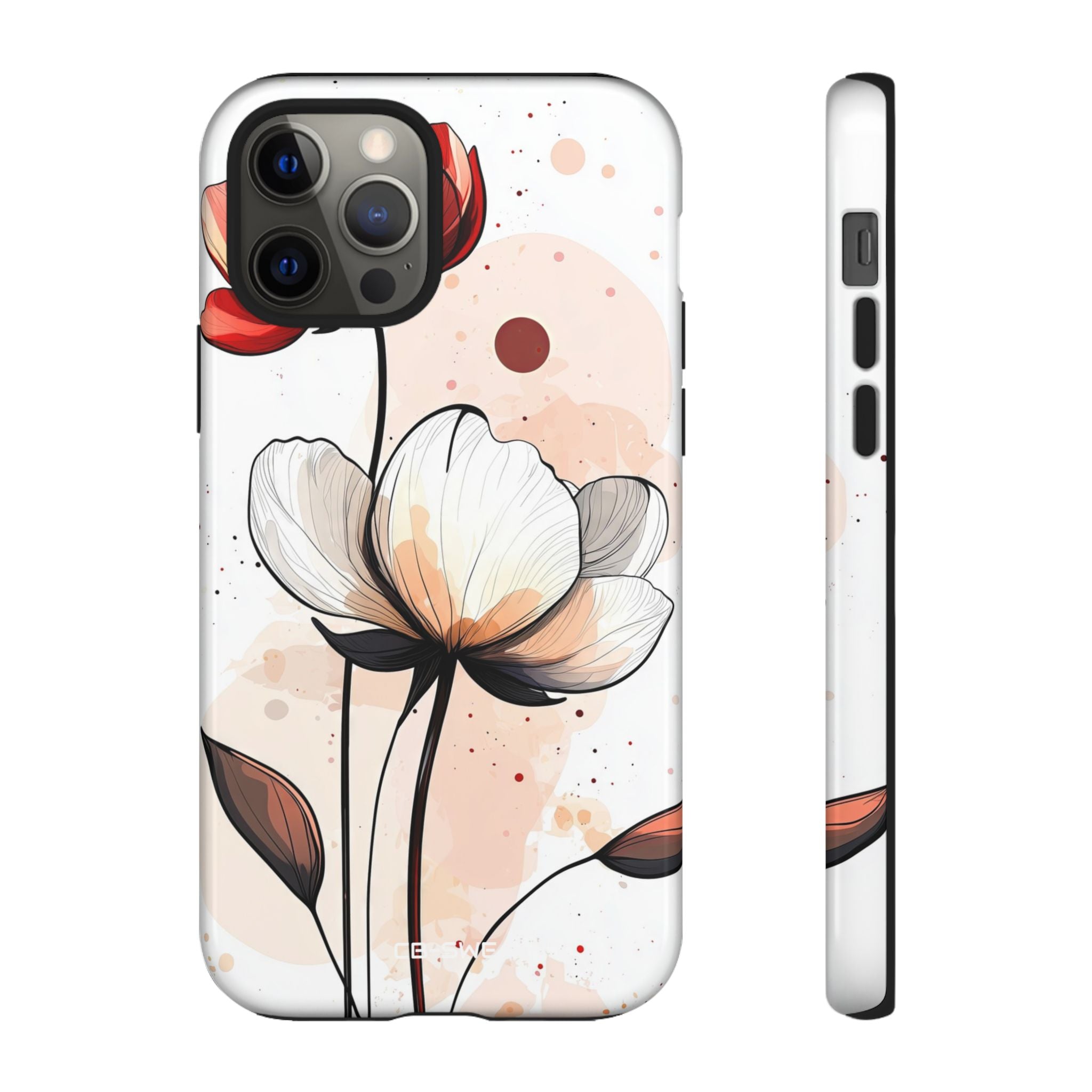 Vibrant Floral Elegance - iPhone Case