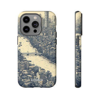 Nostalgic Metropolis | Protective Phone Case for iPhone