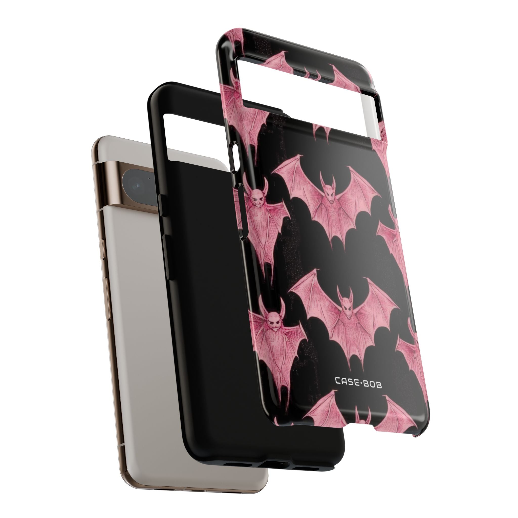 Pink Batwave Google Pixel 8 Pro Case - Tough