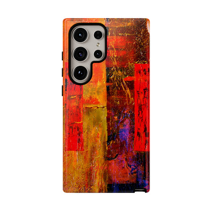 Red Oil Painting - Protective Phone Case