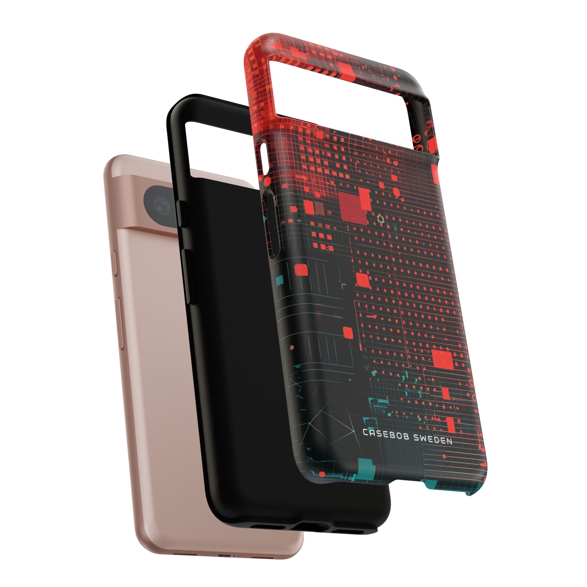 Gradient CyberFlux Google Pixel 8 - Tough Phone Case