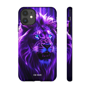 Neon Lion Majesty - iPhone Case
