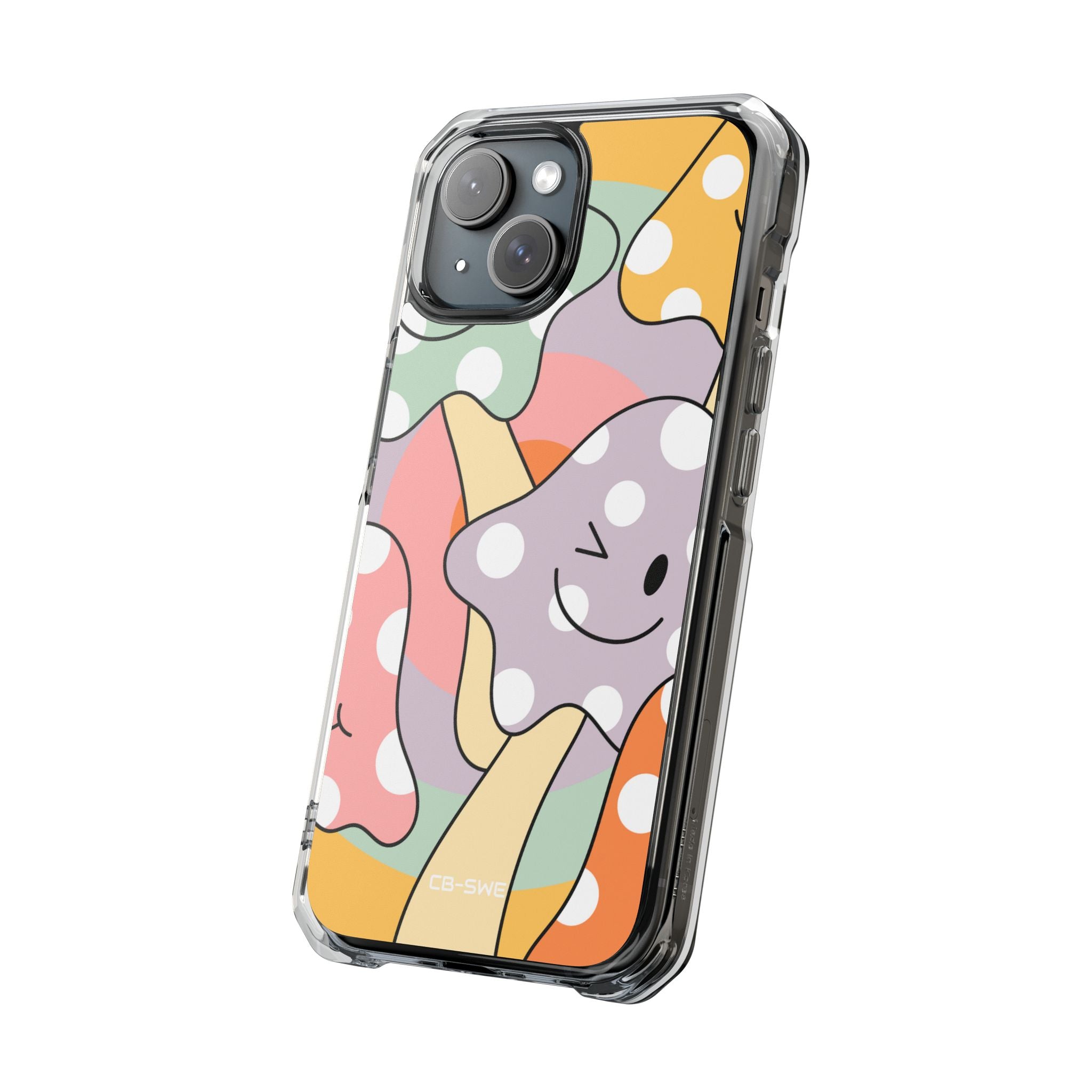 Playful Mushroom Friends iPhone Case - Impact