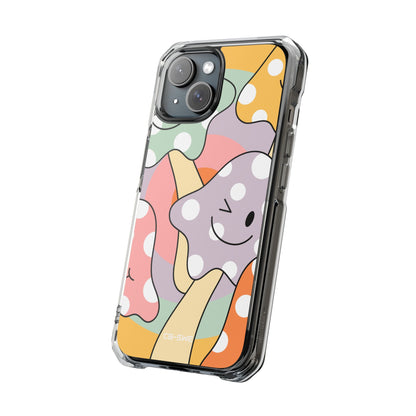 Playful Mushroom Friends iPhone Case - Impact