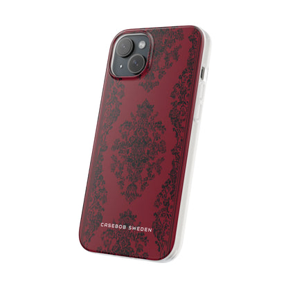 Gothic Crimson Elegance iPhone 15 - Flexi Phone Case