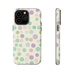 Polka Dot Pastel Harmony - Schutzhülle fürs Handy