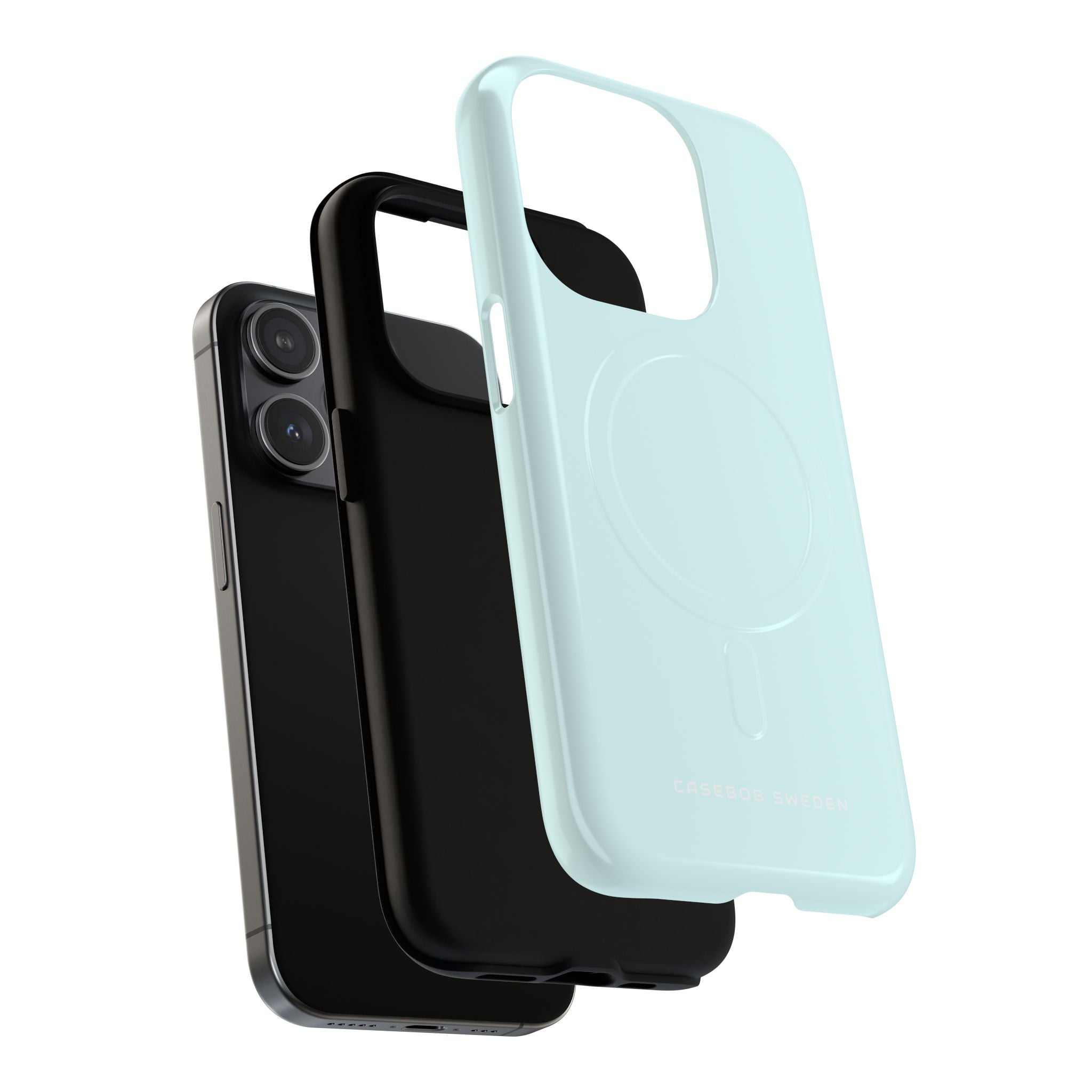 Light Cyan iPhone 15 | Tough+ Phone Case