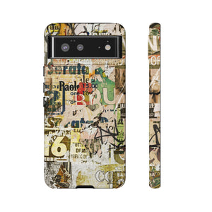 Grunge Vintage Poster - Protective Phone Case