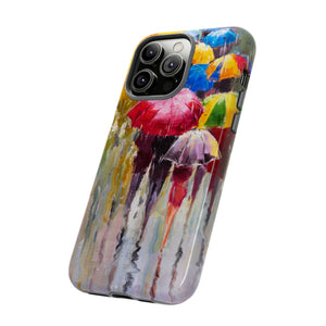 Oil Painting - Rainy Day - Protective Phone Case