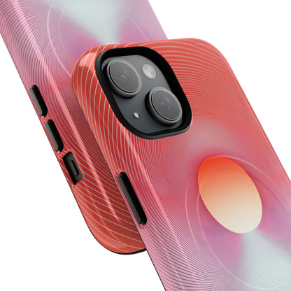 Orange Portal iPhone 15 Case - Tough+