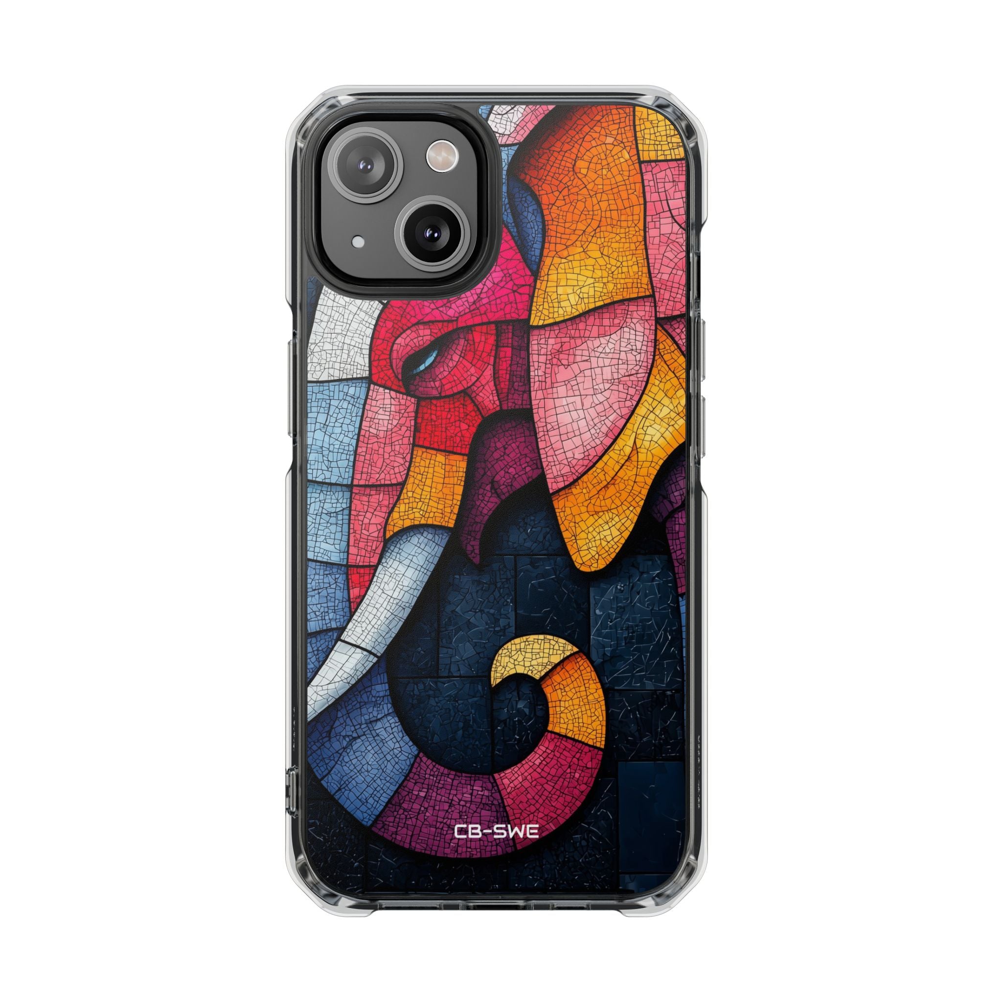 Elephant Reflects Light iPhone Case - Impact