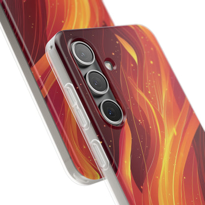 Flaming Flow Samsung S24 Case - Soft