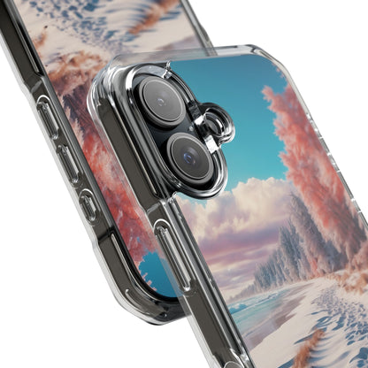 Shadows Embrace Waves iPhone Case - Impact