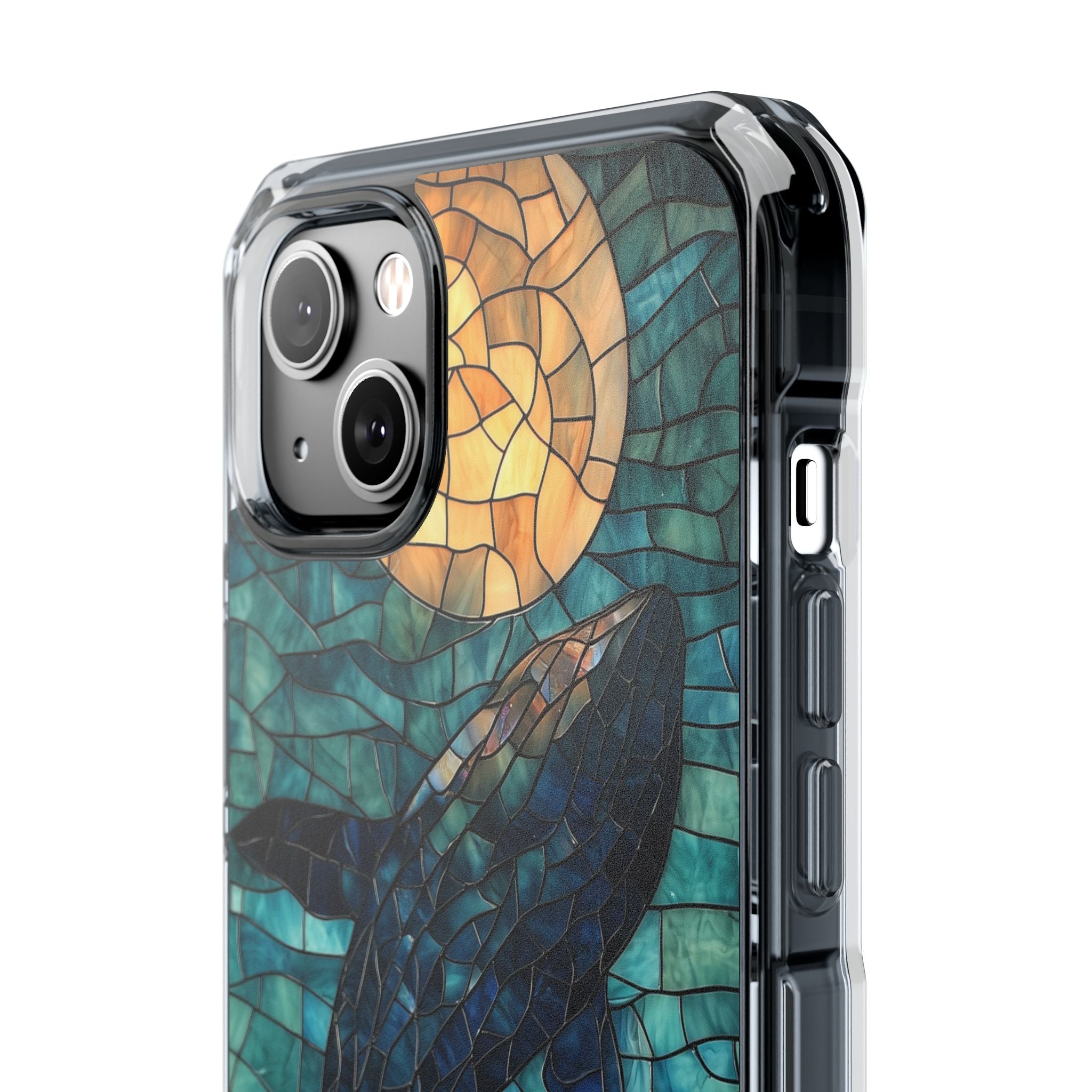 Whale Dives Upward iPhone Case - Impact