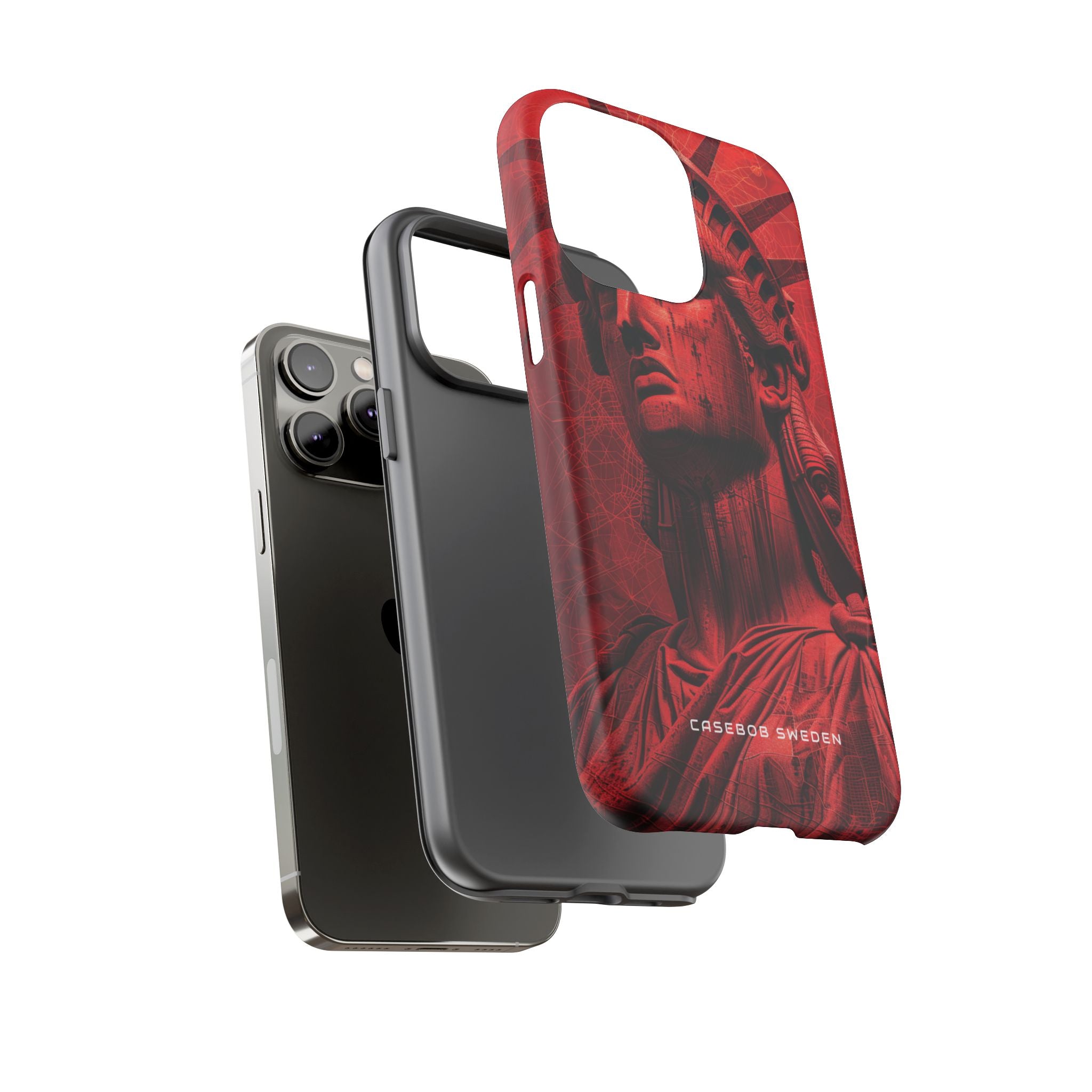 Zen Red Liberty Vision iPhone 14 - Tough Phone Case