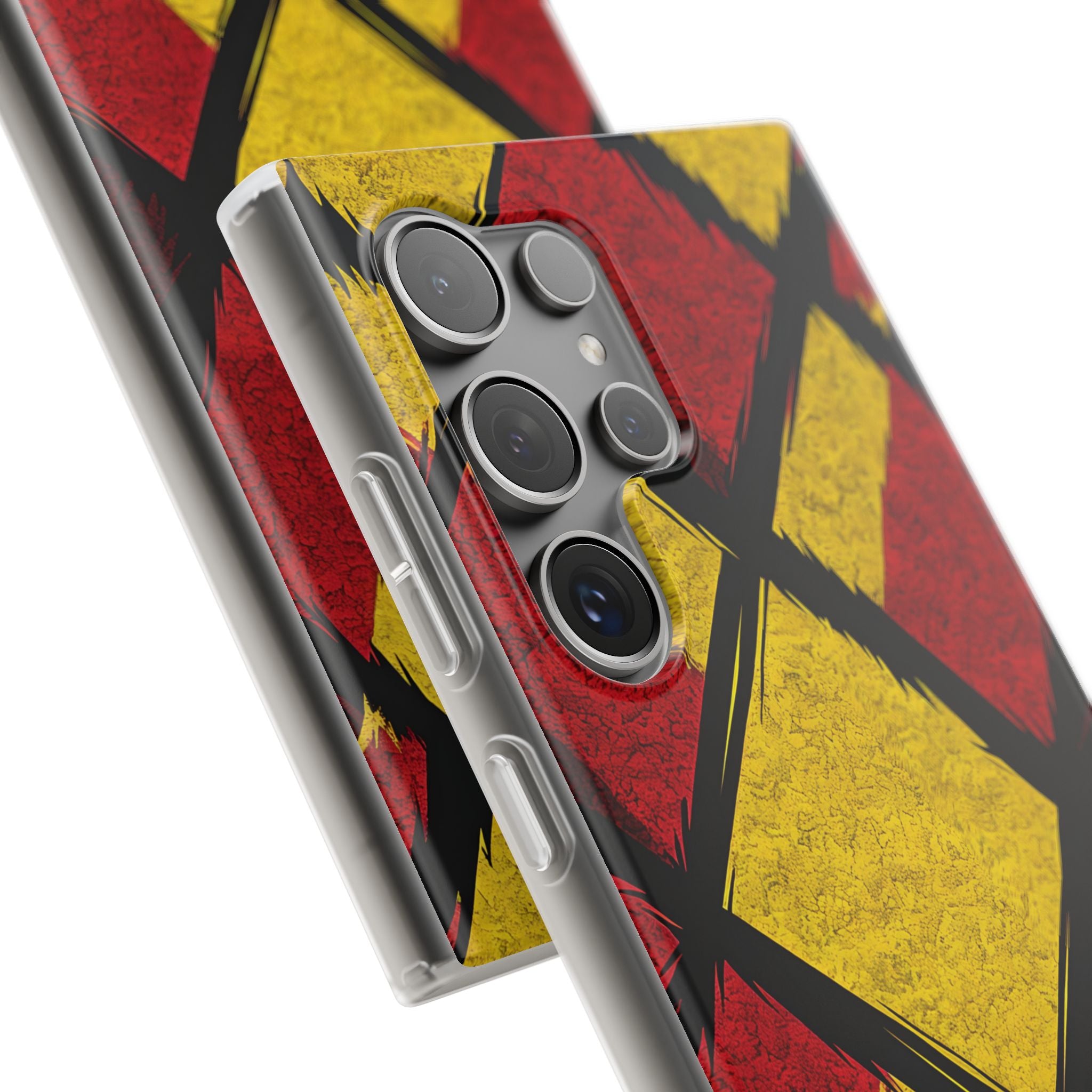 Cracked Diamond Grid Samsung S24 Ultra - Soft Case