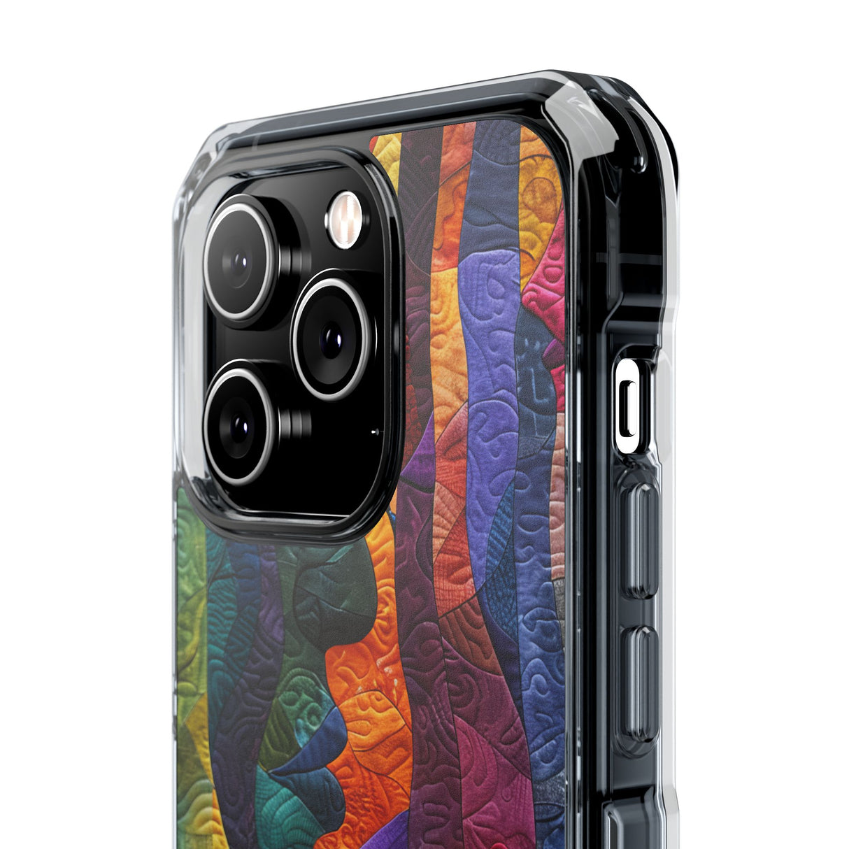 Interwoven Vibrance - Phone Case for iPhone (Clear Impact - Magnetic)