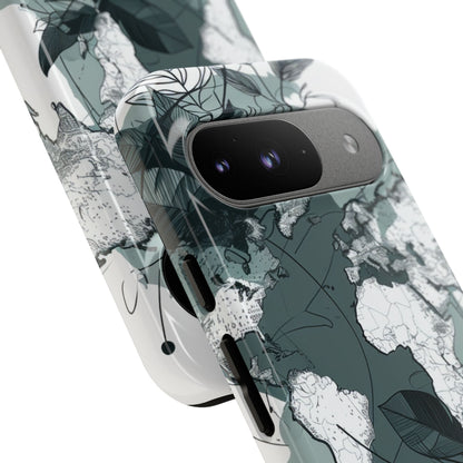 Botanische Weltkarte Google Pixel 9 – Robust