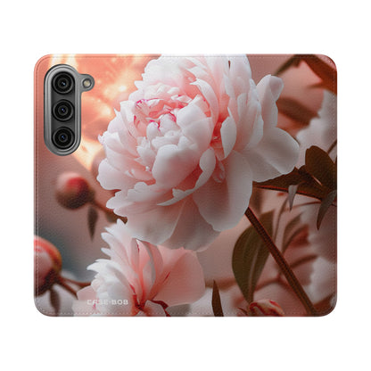Peony Moonlight - Samsung S23 Case - Wallet