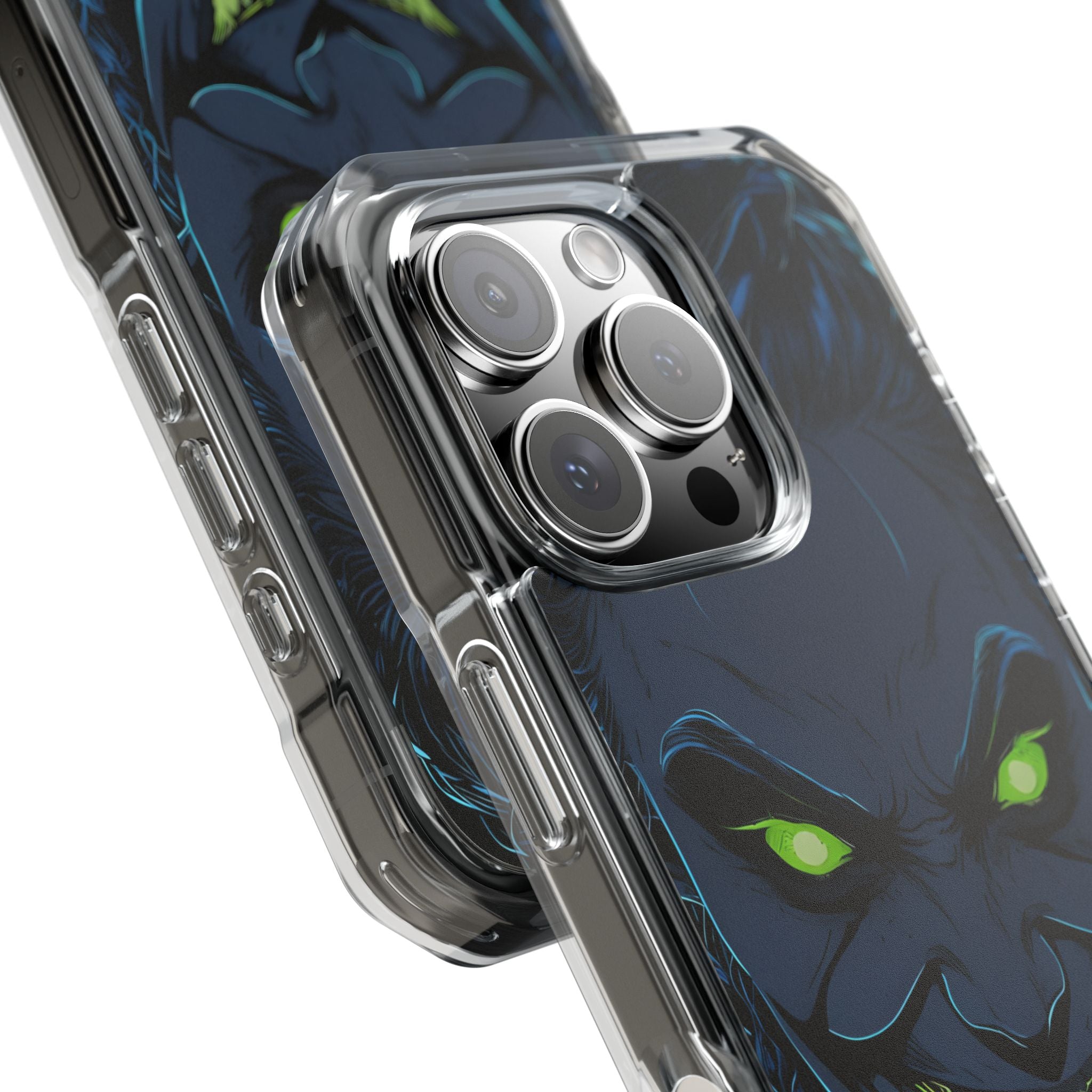Glowing Eyes Dark Fiend iPhone Case - Impact