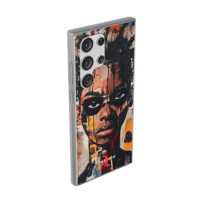 Masked Portrait Drips Samsung S23 Ultra Case - Soft