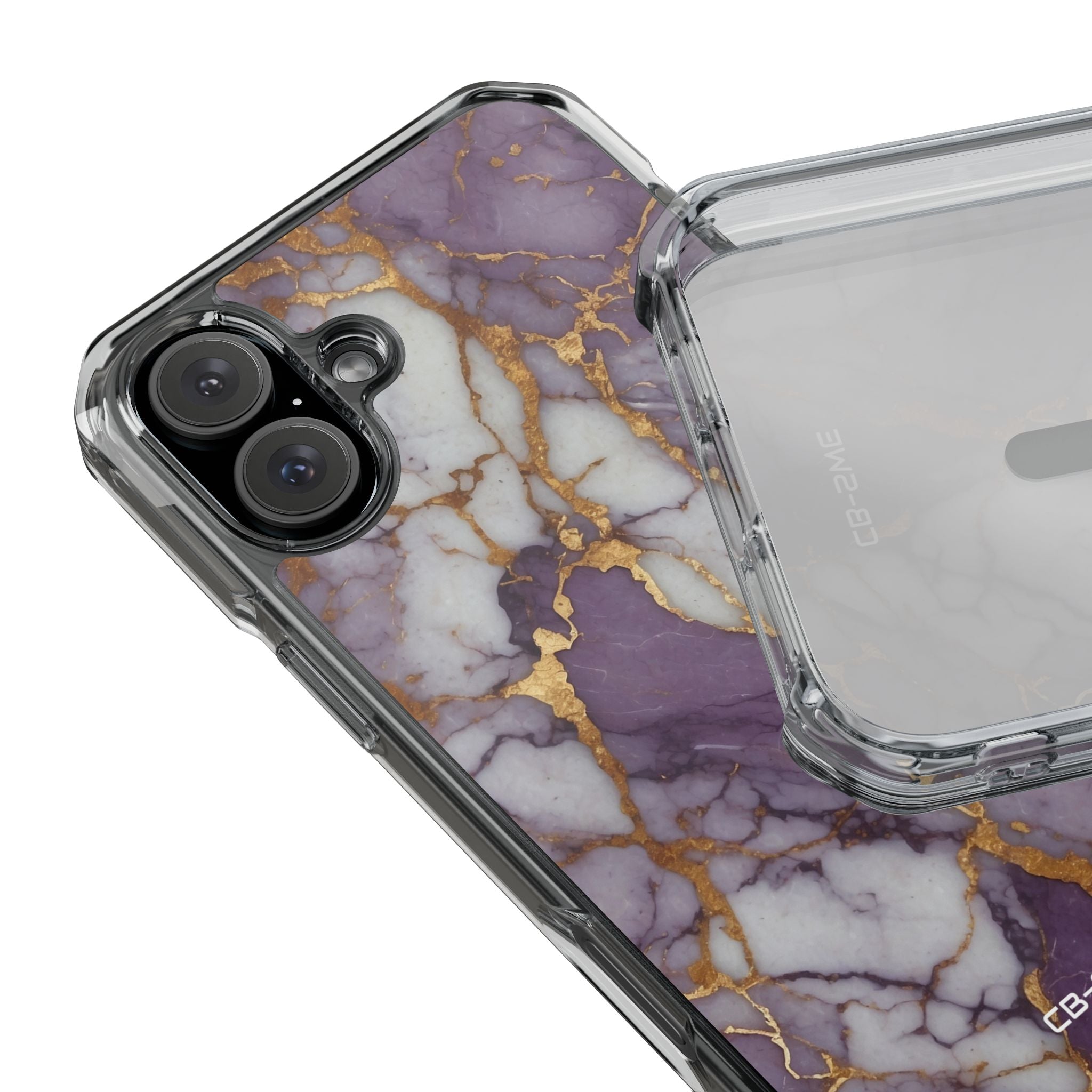 Lavender Veins Flow iPhone Case - Impact