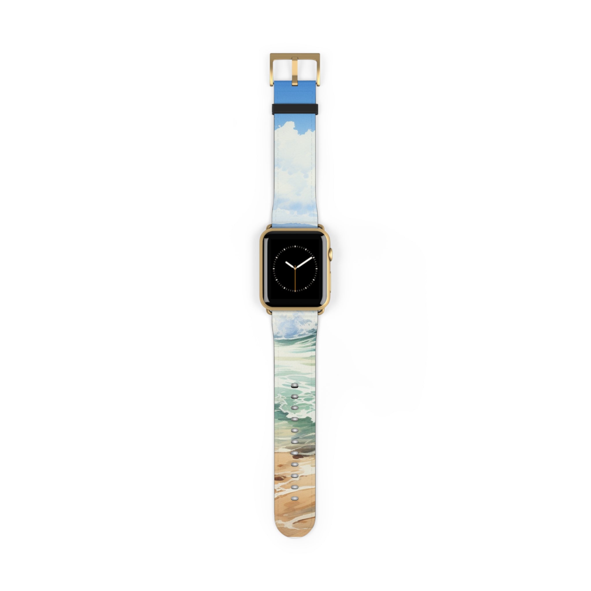 Foaming Blue Waves - Watch Band