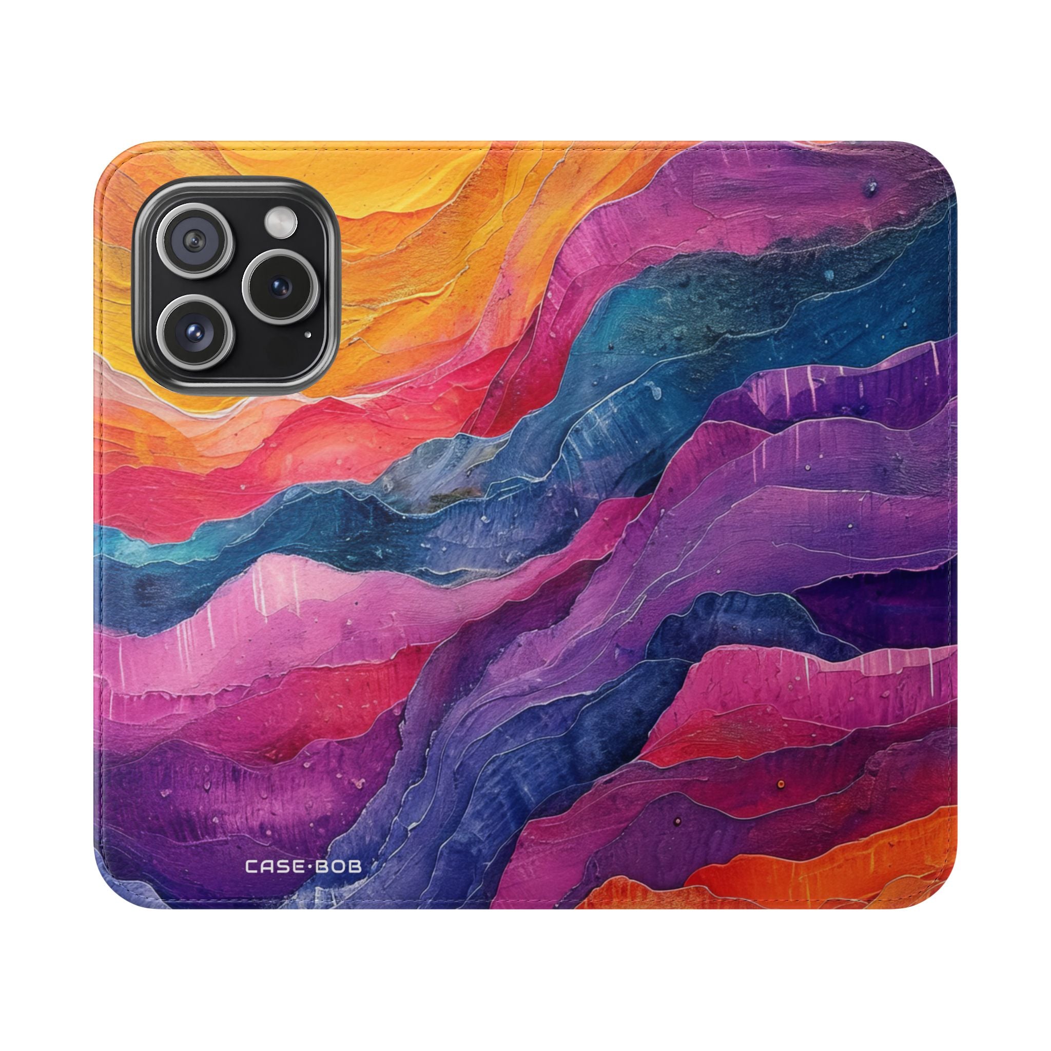 Golden Ridges - iPhone 15 Pro Case - Wallet