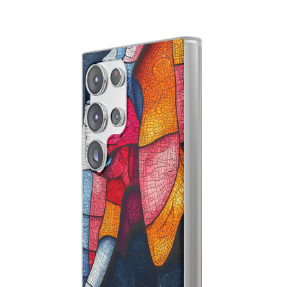 Elephant Mosaic Samsung S23 Ultra Case - Soft