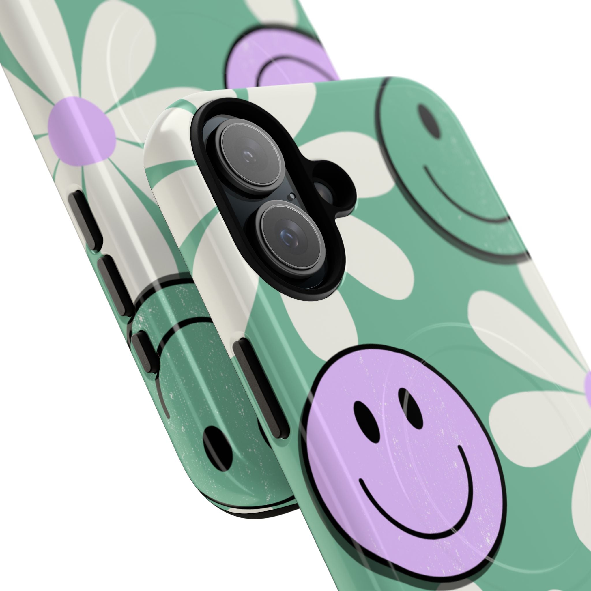 Smiley Daisy Glow iPhone 16 Plus Case - Tough+