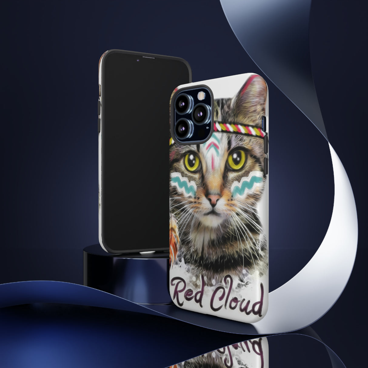 Red Cloud Cat - Protective Phone Case